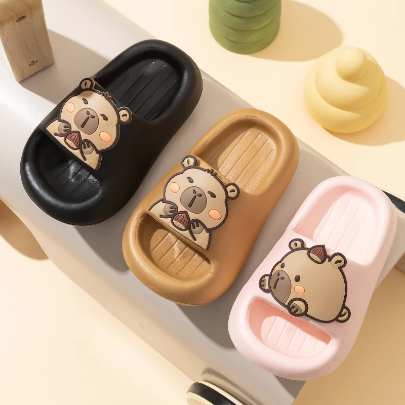 Cute Children's Capybara Slippers Summer Eva Soft Sole Platform Home Slides Boys and Girls Lightweight Non Slip Beach Flip Flops
Cute Children's Capybara Slippers Summer Eva Soft Sole Platform Home Slides Boys and Girls Lightweight Non Slip Beach Flip Flops