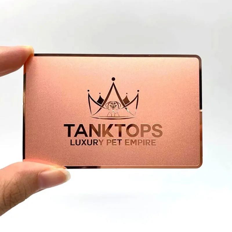 100pcs Metal Business Cards Luxury Etch Custom Gift Membership Card Business Cards
100pcs Metal Business Cards Luxury Etch Custom Gift Membership Card Business Cards