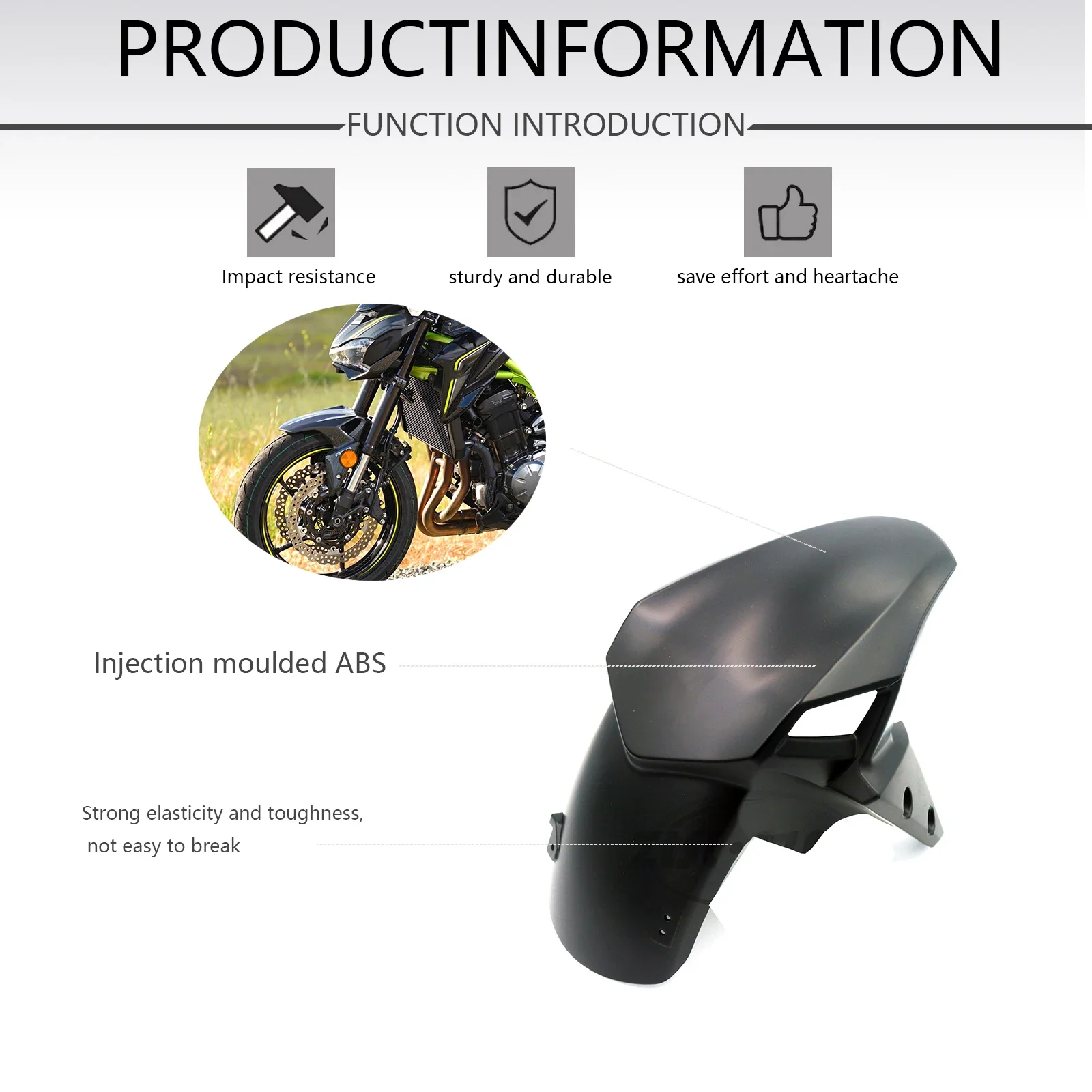For Kawasaki Z900 2017 2018 2019 2020 2021 2022 2023 Motorcycle Accessories Front Fender Mudguard Mudflap Guard Cover
For Kawasaki Z900 2017 2018 2019 2020 2021 2022 2023 Motorcycle Accessories Front Fender Mudguard Mudflap Guard Cover