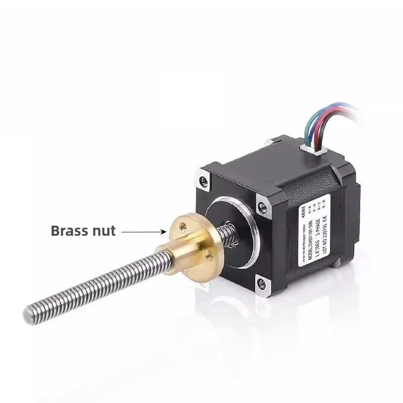 NEMA 14 Linear Stepper Motor Tr5X2 Lead Screw 35 Hybrid Micro Stepping Motor for Precision Equipment
NEMA 14 Linear Stepper Motor Tr5X2 Lead Screw 35 Hybrid Micro Stepping Motor for Precision Equipment