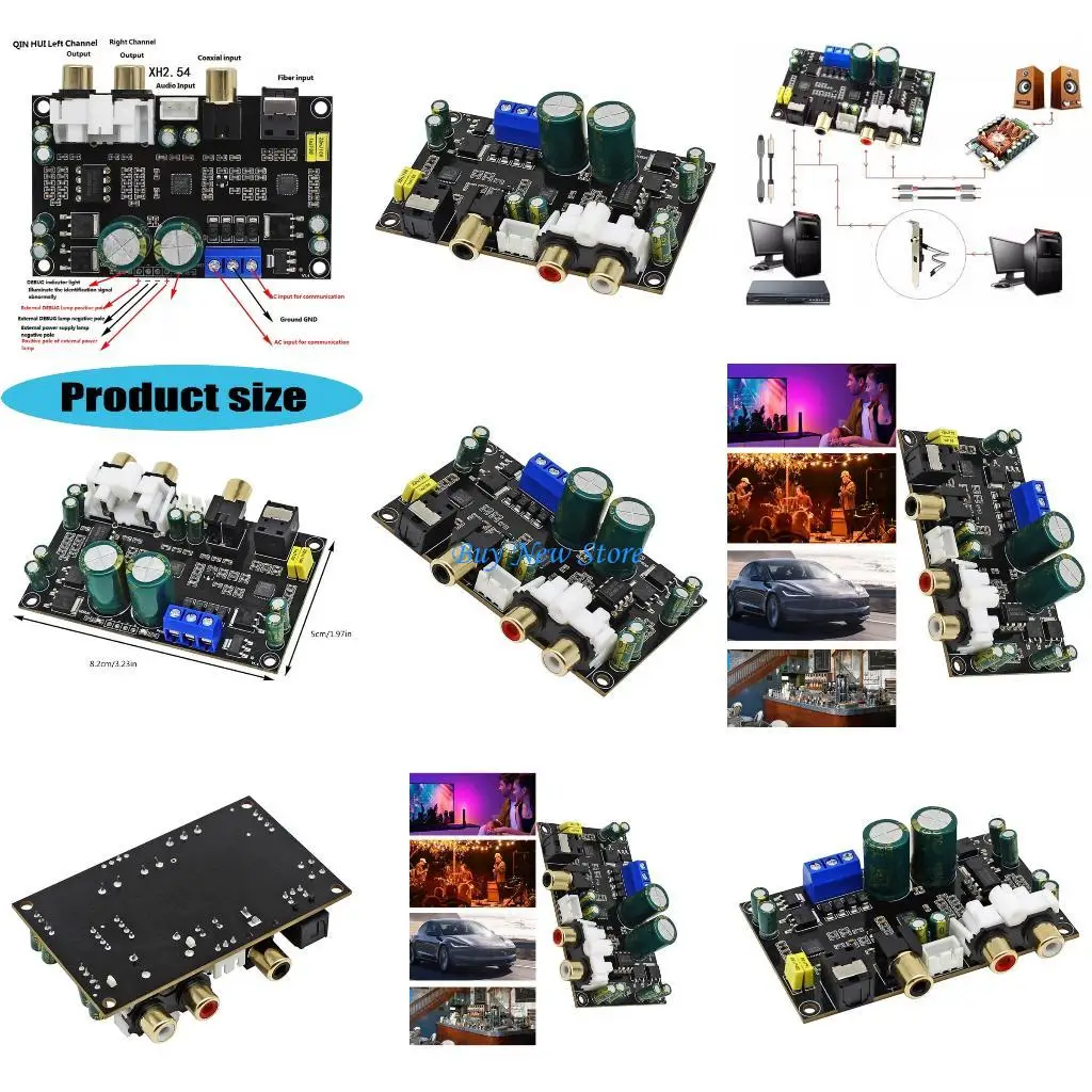 20CE HIFI Decoding Featuring CS8416 and CS4398 Chip Ensuring Rich Auditory
20CE HIFI Decoding Featuring CS8416 and CS4398 Chip Ensuring Rich Auditory