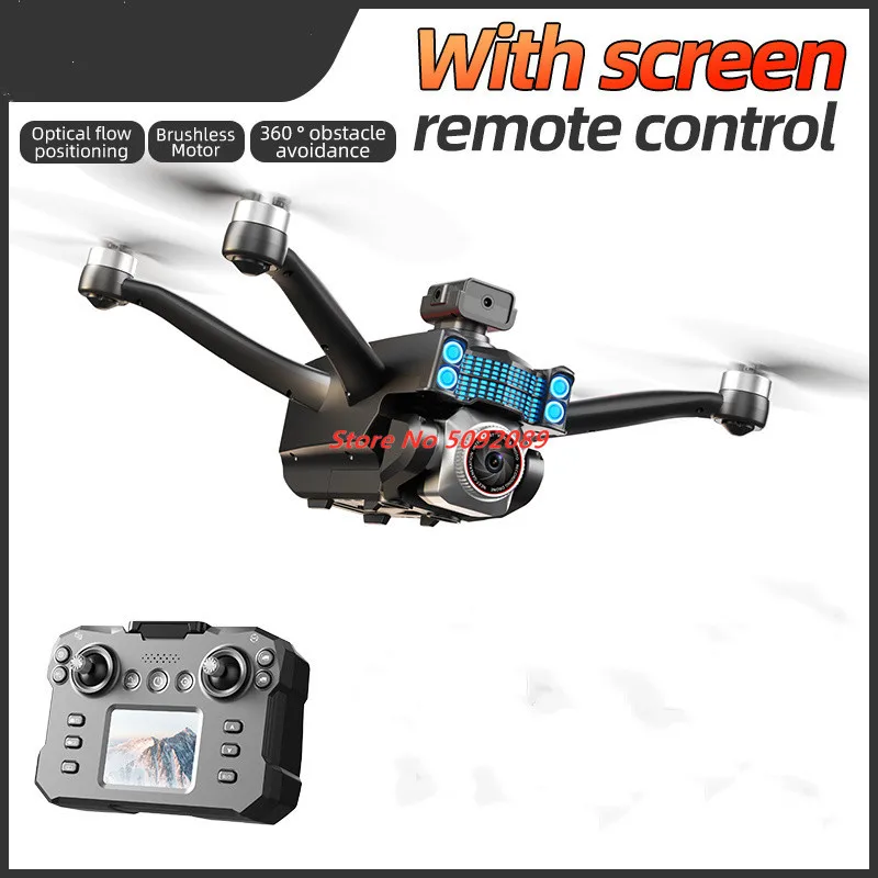 Professional 8K HD Camera Brushless Motor Drone Screen Controlled FPV Brushless Drone Obstacle Avoidance RC Airplane RC Toy Gif
Professional 8K HD Camera Brushless Motor Drone Screen Controlled FPV Brushless Drone Obstacle Avoidance RC Airplane RC Toy Gif