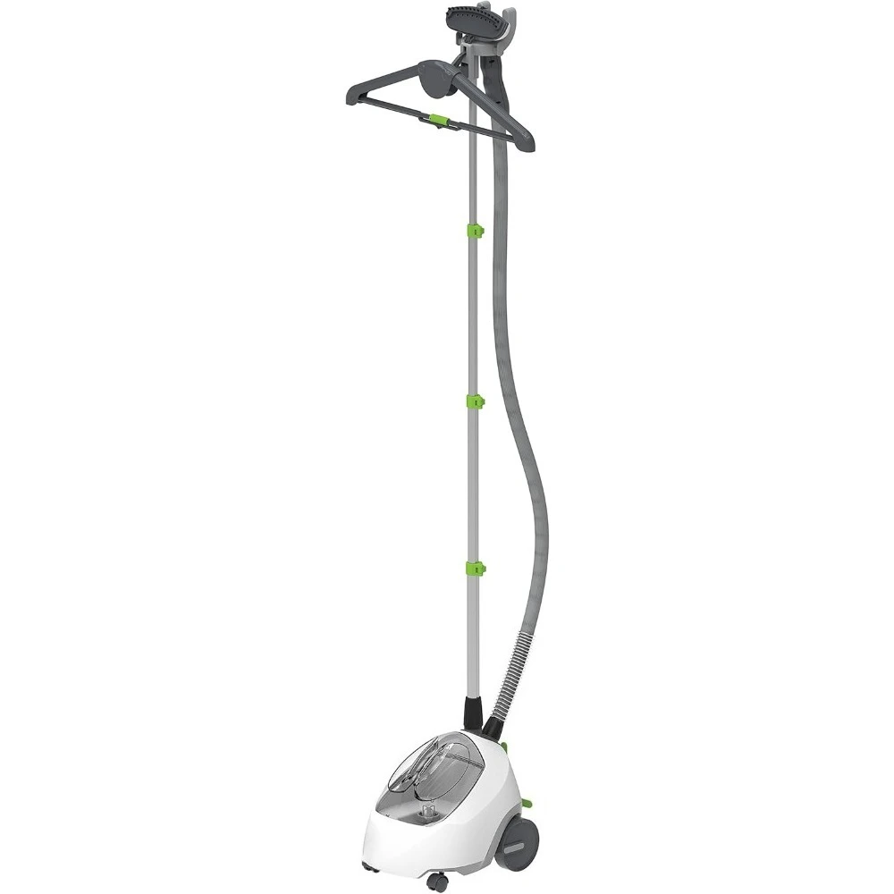 Полноразмерный отпариватель для ткани с изолированным шлангом, вешалка для одежды, щетка для ткани, быстрый нагрев, резервуар для воды на 70 унций, без химикатов, пара
Полноразмерный отпариватель для ткани с изолированным шлангом, вешалка для одежды, щетка для ткани, быстрый нагрев, резервуар для воды на 70 унций, без химикатов, пара