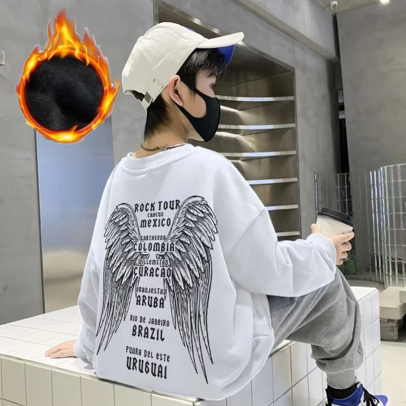 Boys' Sweater Spring and Autumn Style New Mid sized Children's Autumn Top Boys' Autumn Bottom Shirt Fashionable and Fashionable
Boys' Sweater Spring and Autumn Style New Mid sized Children's Autumn Top Boys' Autumn Bottom Shirt Fashionable and Fashionable