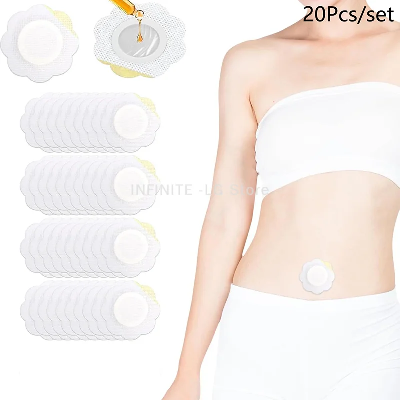 20Pcs/set Replacement Disposable Castor Oil Pack Self-Adhesive Adhesive Navel Stickers Seepage Resistant Belly Button Protectors
20Pcs/set Replacement Disposable Castor Oil Pack Self-Adhesive Adhesive Navel Stickers Seepage Resistant Belly Button Protectors