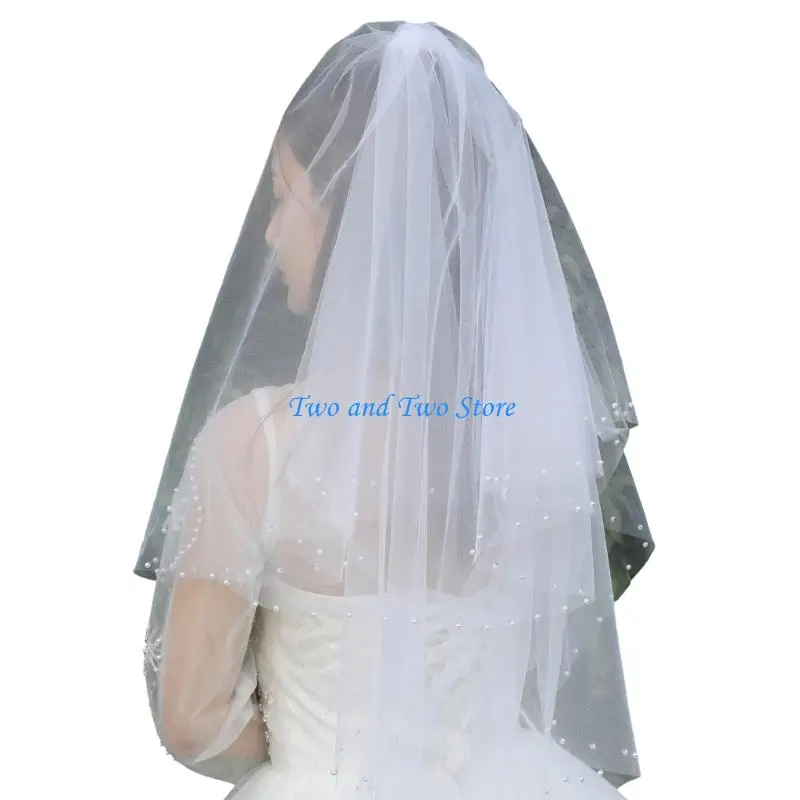 HX6F Elegant Mantilla Bridal Veil Single Layer Veil Balletcore Headpieces for Pageant Prom Party Shows for Evening Dress
HX6F Elegant Mantilla Bridal Veil Single Layer Veil Balletcore Headpieces for Pageant Prom Party Shows for Evening Dress
