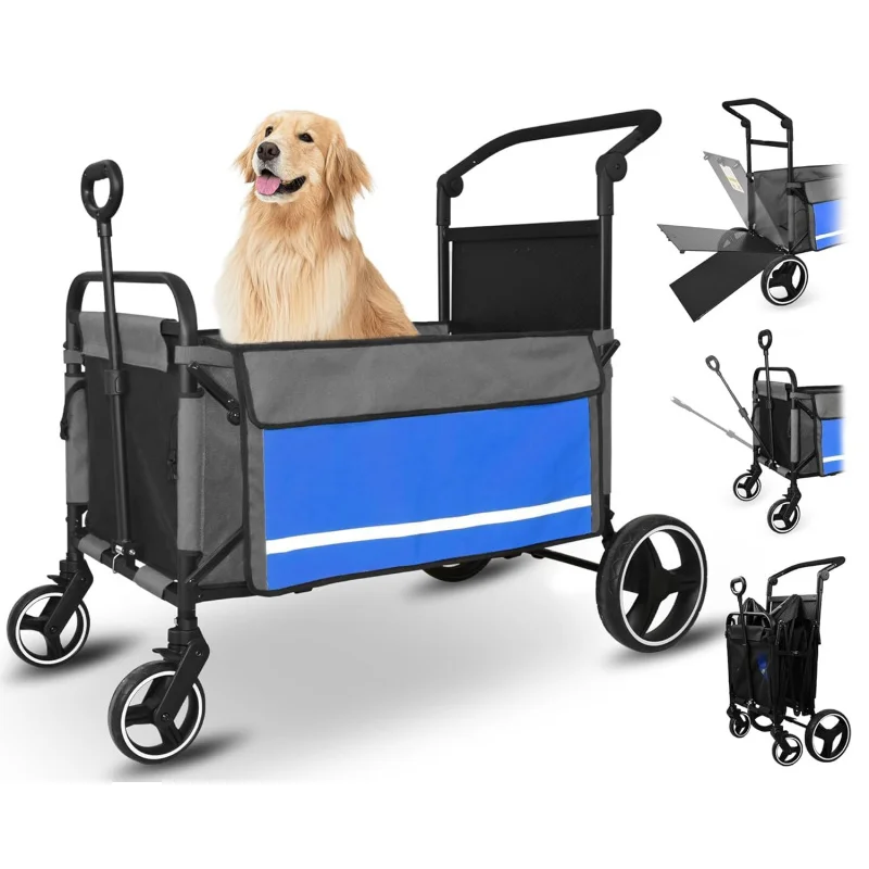 2026 New:Dog Wagon Stroller Large & Medium Dogs, 2-in-1 Push Pull Pet Cart with Ramp, Foldable Wagon, 360° Swivel Wh
2026 New:Dog Wagon Stroller Large & Medium Dogs, 2-in-1 Push Pull Pet Cart with Ramp, Foldable Wagon, 360° Swivel Wh
