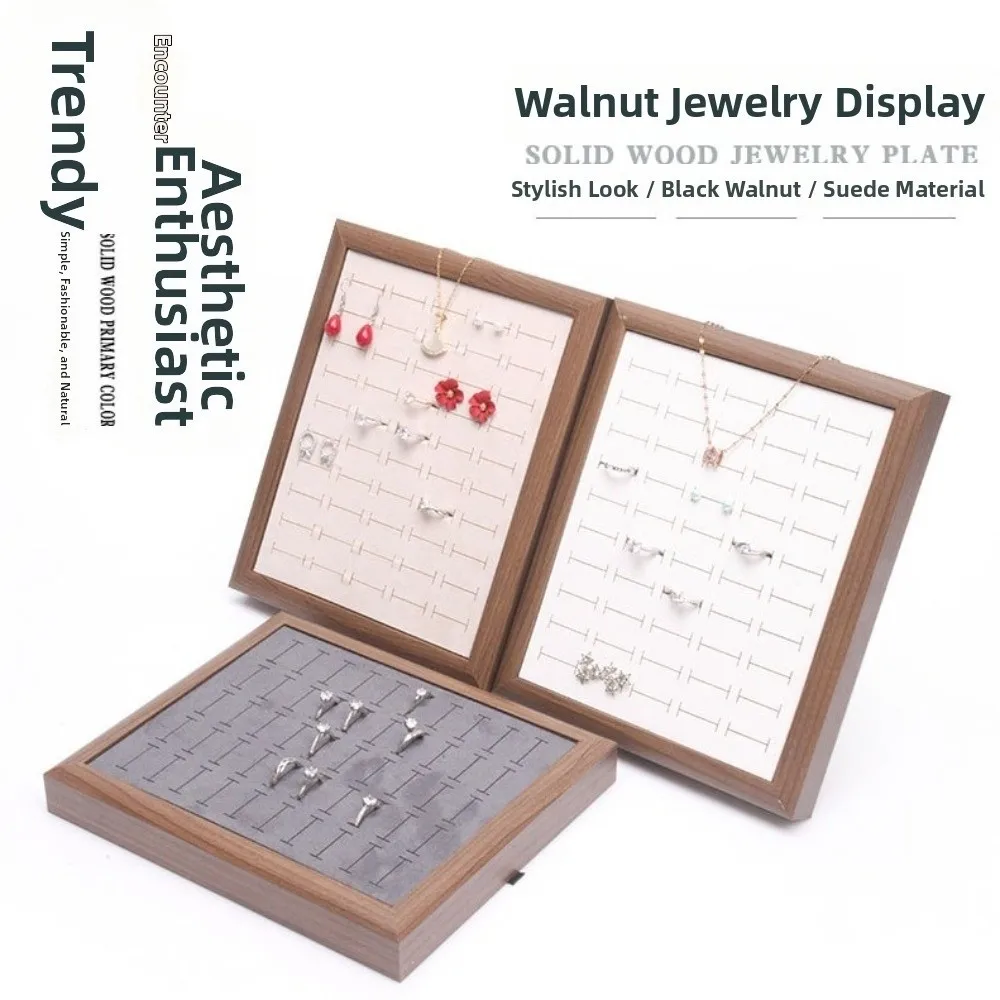 Elegant Fashion Jewelry Trays Large Capacity Organizer 50 Slot Rings Display Holder Save Space Velvet Leather
Elegant Fashion Jewelry Trays Large Capacity Organizer 50 Slot Rings Display Holder Save Space Velvet Leather