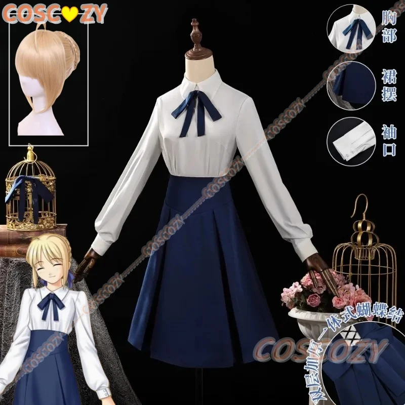 Fate Stay Night Saber костюмы для косплея парик японского аниме униформа моряка женское платье для косплея комплект одежды для вечеринки на Хэллоуин
Fate Stay Night Saber костюмы для косплея парик японского аниме униформа моряка женское платье для косплея комплект одежды для вечеринки на Хэллоуин