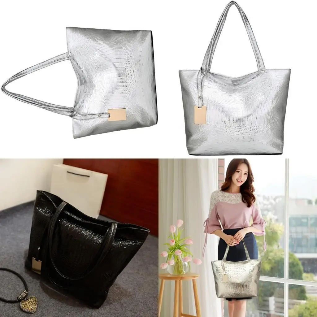X90D Single Shoulder Bag PU Leather Metallic Texture Large Handbag Purse
X90D Single Shoulder Bag PU Leather Metallic Texture Large Handbag Purse