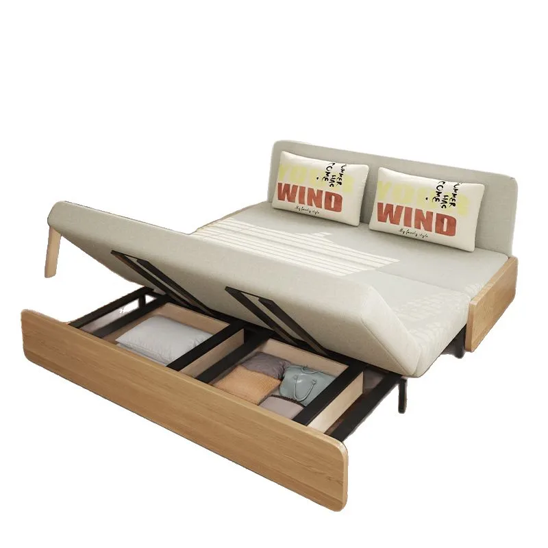 Single double multi-function foldable storage simple fabric balcony retractable sofa
Single double multi-function foldable storage simple fabric balcony retractable sofa