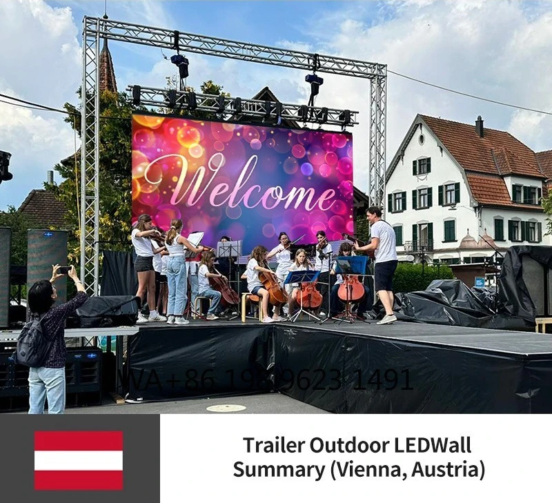 P4 4mm Trailer Mobile LED Wall 4800X2880mm Outdoor Advertising Display Screen for Commercial Promotion
P4 4mm Trailer Mobile LED Wall 4800X2880mm Outdoor Advertising Display Screen for Commercial Promotion
