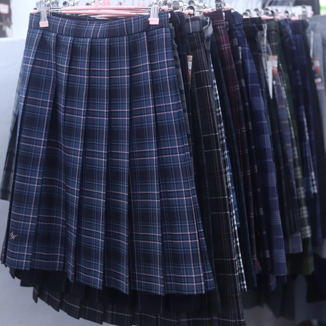 Cute Plaid Skirt Japanese Style Student Uniform School Supply G60 Vintage Box Pleat Skirt Four Seasons Universal
Cute Plaid Skirt Japanese Style Student Uniform School Supply G60 Vintage Box Pleat Skirt Four Seasons Universal