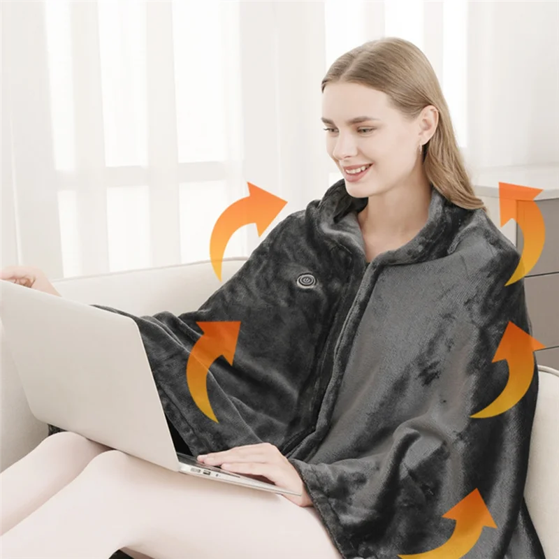 NALFI-Outdoor Portable USB Warm Shawl Blanket Coral Velvet Warm Blanket Electric Blanket Temperature Control Heating Blanket 
NALFI-Outdoor Portable USB Warm Shawl Blanket Coral Velvet Warm Blanket Electric Blanket Temperature Control Heating Blanket