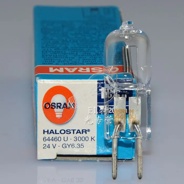Osram 64460u 24v100w G6.35 Surgical Shadowless Lamp X-Ray Machine Positioning Bulb
Osram 64460u 24v100w G6.35 Surgical Shadowless Lamp X-Ray Machine Positioning Bulb