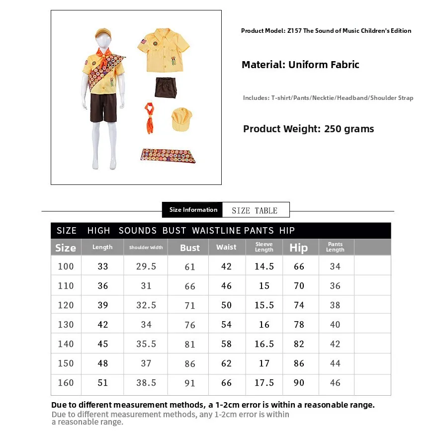 Хэллоуин Косплей Костюм Рассел Исследователя Фильм вверх Выступление Сценический наряд Взрослый Детский Приключенный Роль Традиционный Подбородок...
Хэллоуин Косплей Костюм Рассел Исследователя Фильм вверх Выступление Сценический наряд Взрослый Детский Приключенный Роль Традиционный Подбородок...