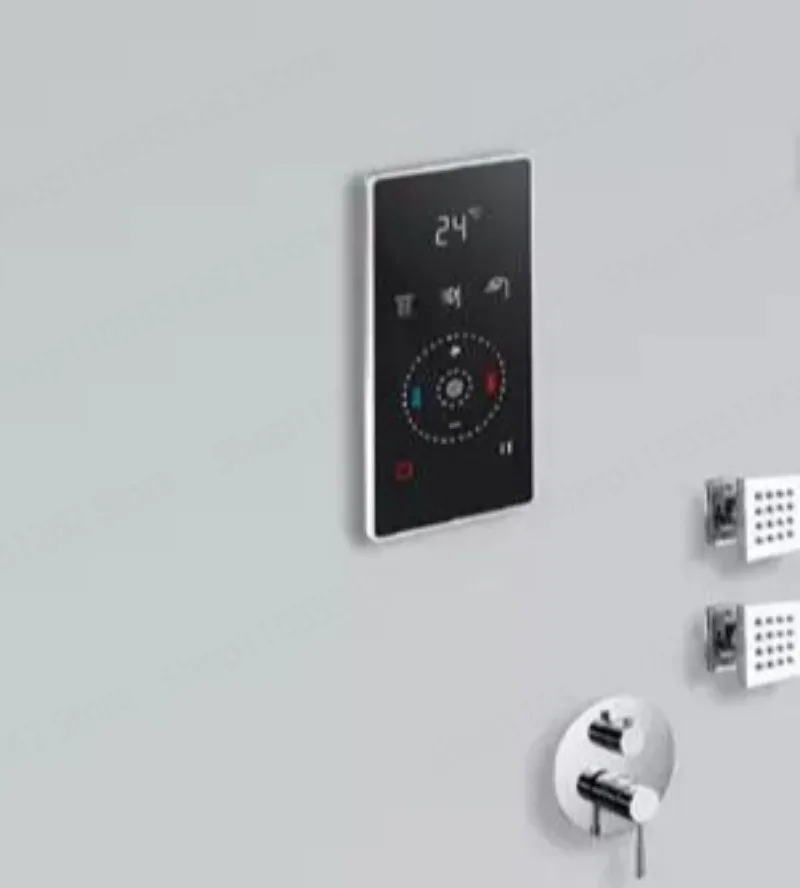 24785 Smart Touch Screen Thermostatic Shower Controller Digital Temperature Flow Panel
24785 Smart Touch Screen Thermostatic Shower Controller Digital Temperature Flow Panel
