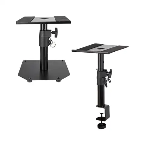 Suporte de monitor de estúdio profissional rack de altura ajustável suporte de alto-falante montagem para alto-falantes de estante de estúdio de música