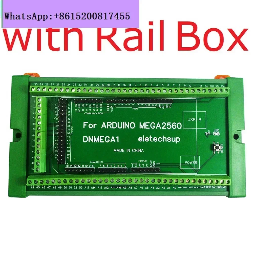 Rail Mount Screw Patch Board Adapter Module for MEGA2560 R3
Rail Mount Screw Patch Board Adapter Module for MEGA2560 R3