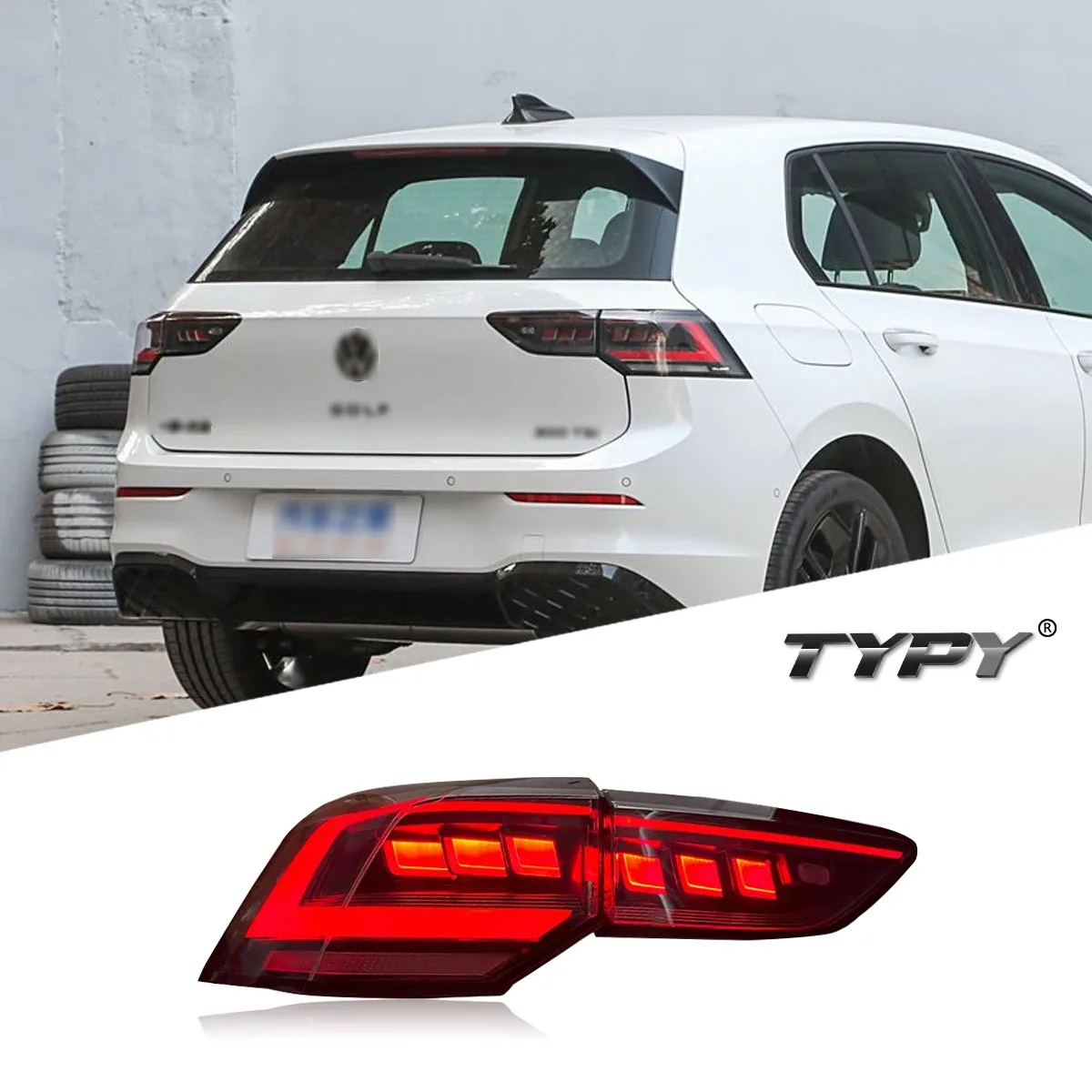TYPY Автомобильный задний фонарь для VW Golf 8 MK8, обновленный 2021-2025, модифицированный для нового DRL, динамический указатель поворота, светодиодный задний фонарь, автоаксессуары
TYPY Автомобильный задний фонарь для VW Golf 8 MK8, обновленный 2021-2025, модифицированный для нового DRL, динамический указатель поворота, светодиодный задний фонарь, автоаксессуары