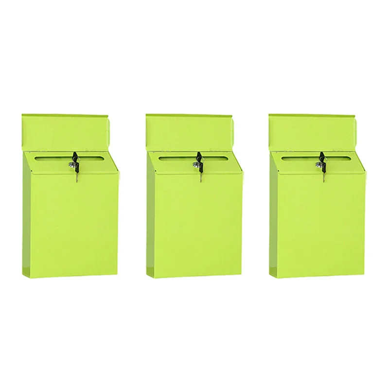 【Popular】3Pcs Modern Mailbox Comment Letter Deposit Suggestion Drop Box Secured Payments Key Paperwork Secure Postbox Decor C
【Popular】3Pcs Modern Mailbox Comment Letter Deposit Suggestion Drop Box Secured Payments Key Paperwork Secure Postbox Decor C