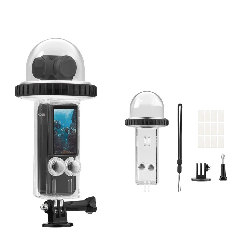 Подходит для DJI OSMO POCKET 3 водонепроницаемый фотоаппарат 40 метров Дайвинг защитный чехол Аксессуары
Подходит для DJI OSMO POCKET 3 водонепроницаемый фотоаппарат 40 метров Дайвинг защитный чехол Аксессуары