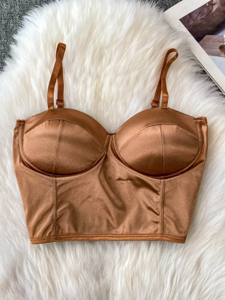 SsTss Sexy Backless Padded Halter Bandeau Crop Top Women's 2025 Summer Slim Fit Bustier Chic
SsTss Sexy Backless Padded Halter Bandeau Crop Top Women's 2025 Summer Slim Fit Bustier Chic