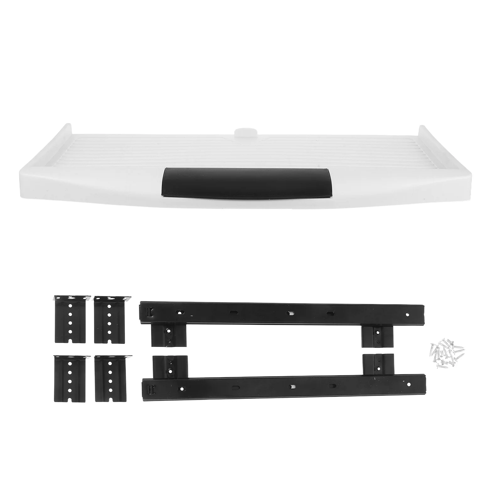 Keyboard Tray Set Ergonomic Plastic Smooth Sliding Stylish Design Computer Desk Accessories Under Desk Sliding Office
Keyboard Tray Set Ergonomic Plastic Smooth Sliding Stylish Design Computer Desk Accessories Under Desk Sliding Office