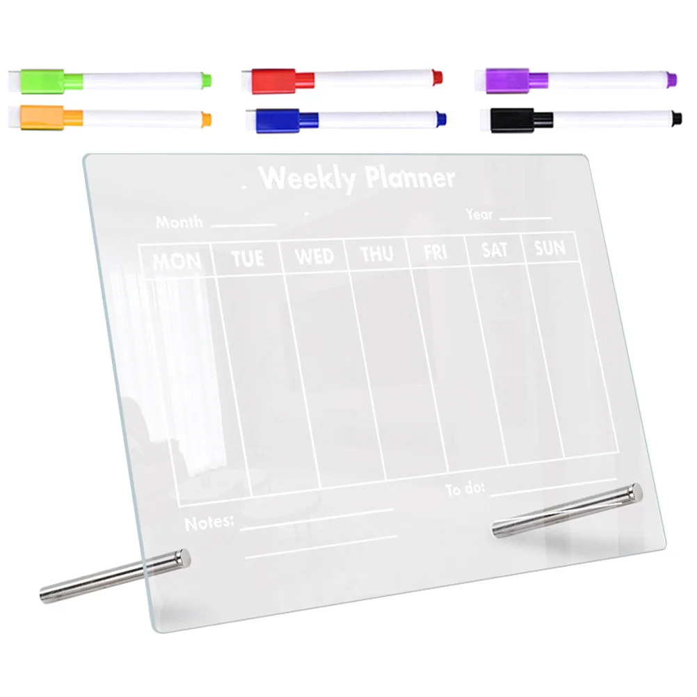 1Set Transparent Acrylic Message Board Desk Whiteboard Desktop Memo Writing Board Practical Erasable for Office Home
1Set Transparent Acrylic Message Board Desk Whiteboard Desktop Memo Writing Board Practical Erasable for Office Home