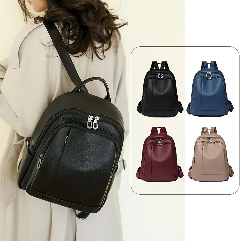 Casual Versatile Backpack, Multifunctional Shoulder Crossbody Bag Multi Compartment Bag, Women's Backpack 
Casual Versatile Backpack, Multifunctional Shoulder Crossbody Bag Multi Compartment Bag, Women's Backpack