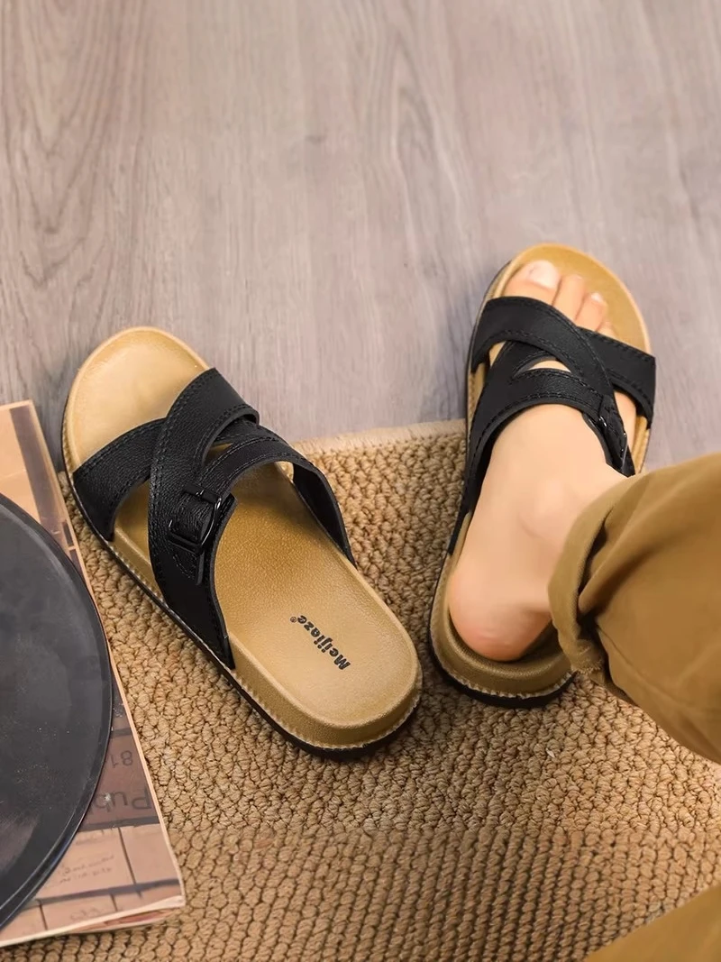 Men's Summer Trendy Outdoor Sandals Anti-Slip Soft Bottom Thong Slippers Beachside Walking Shoes Breathable EVA Flat Sandals
Men's Summer Trendy Outdoor Sandals Anti-Slip Soft Bottom Thong Slippers Beachside Walking Shoes Breathable EVA Flat Sandals