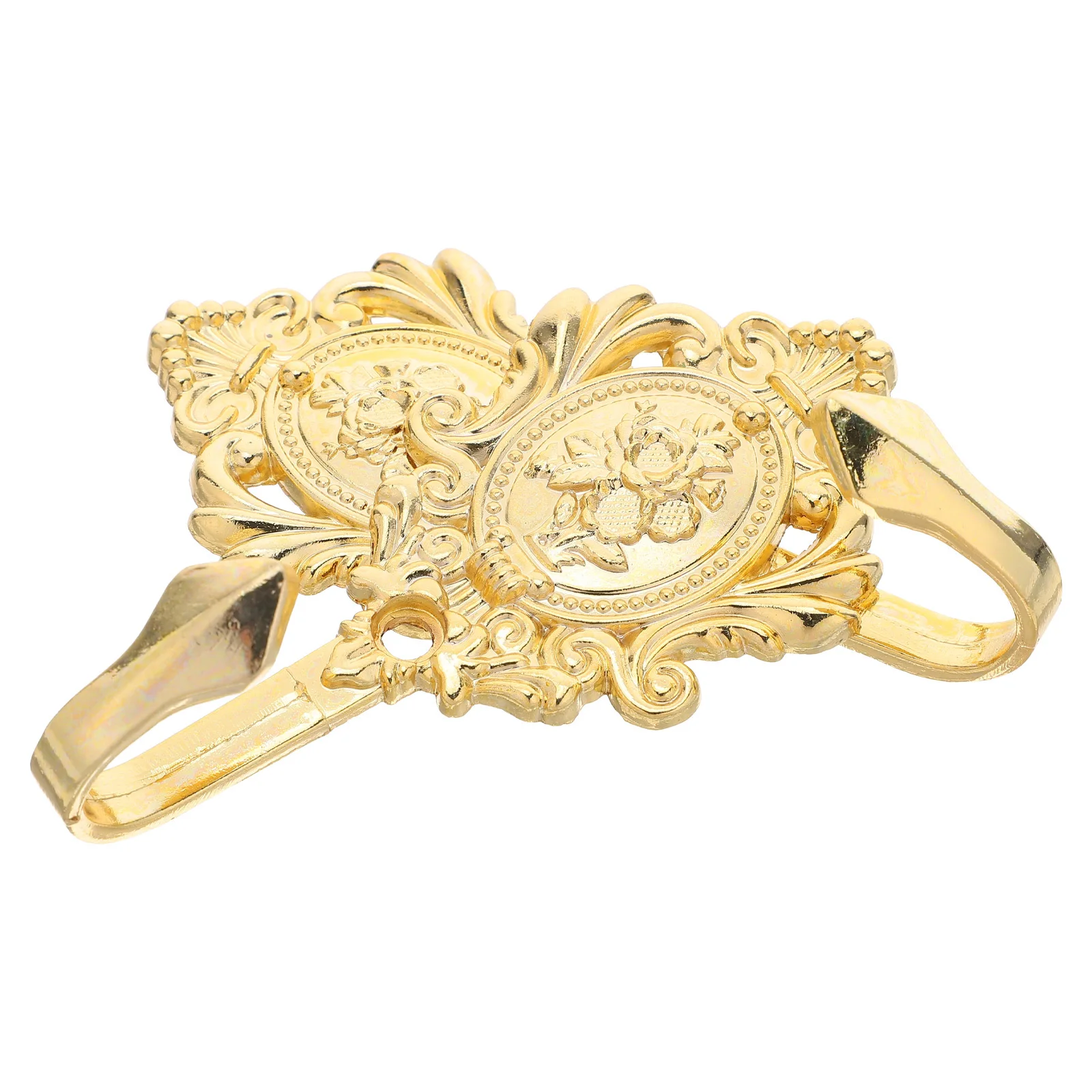 2Pcs Vintage Zinc Alloy Curtain Holdbacks Rose Pattern Golden Elegant Drapery Tiebacks for Traditional Modern Rooms Hats Clothes
2Pcs Vintage Zinc Alloy Curtain Holdbacks Rose Pattern Golden Elegant Drapery Tiebacks for Traditional Modern Rooms Hats Clothes