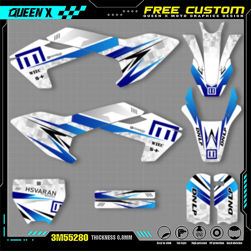 Queen X MOTOR Graphics Decal Stickers Kits For Husqvarna TC50 TC 50 2017 2018 2019 2020 2021 2022 2023 007
Queen X MOTOR Graphics Decal Stickers Kits For Husqvarna TC50 TC 50 2017 2018 2019 2020 2021 2022 2023 007