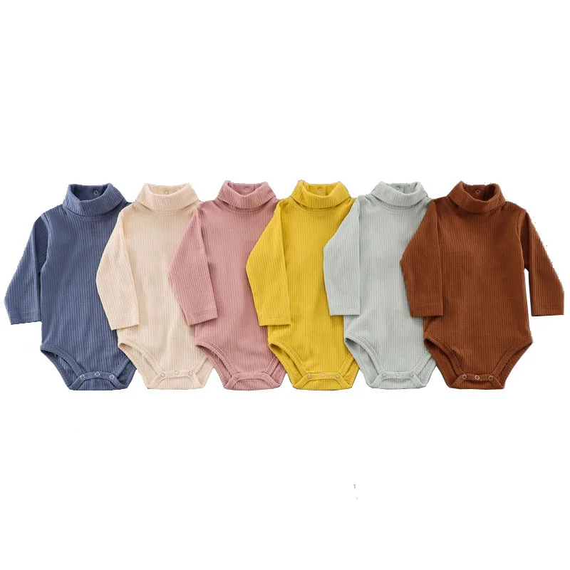 Baby Clothing 3 To 18 Months Boy Girl Turtleneck Jumpsuit Autumn Winter Solid Color Long Sleeve Pit-striped Onesie Baby Bodysuit
Baby Clothing 3 To 18 Months Boy Girl Turtleneck Jumpsuit Autumn Winter Solid Color Long Sleeve Pit-striped Onesie Baby Bodysuit