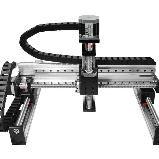 Multi-axis Ball Screw Linear Motion Gantry System XYZ Positioning Stage Cartesian Robot
Multi-axis Ball Screw Linear Motion Gantry System XYZ Positioning Stage Cartesian Robot