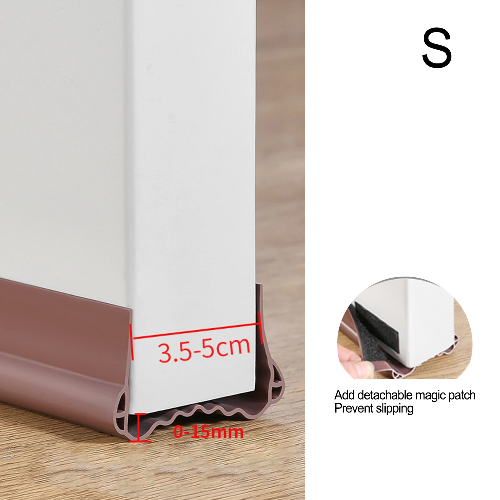 95*10cm Door Seal Strip Silicone Rubber Seal Door Draft Excluder Strip Seal Strip Blocker Sealing Weather Strip
95*10cm Door Seal Strip Silicone Rubber Seal Door Draft Excluder Strip Seal Strip Blocker Sealing Weather Strip