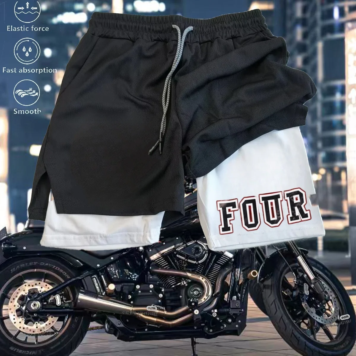 Japanese-Korean Jogging and Swimming Training Fake Two-piece Shorts for Men's Fitness Unisex Motorcycle Fox Shorts Short Mtb
Japanese-Korean Jogging and Swimming Training Fake Two-piece Shorts for Men's Fitness Unisex Motorcycle Fox Shorts Short Mtb