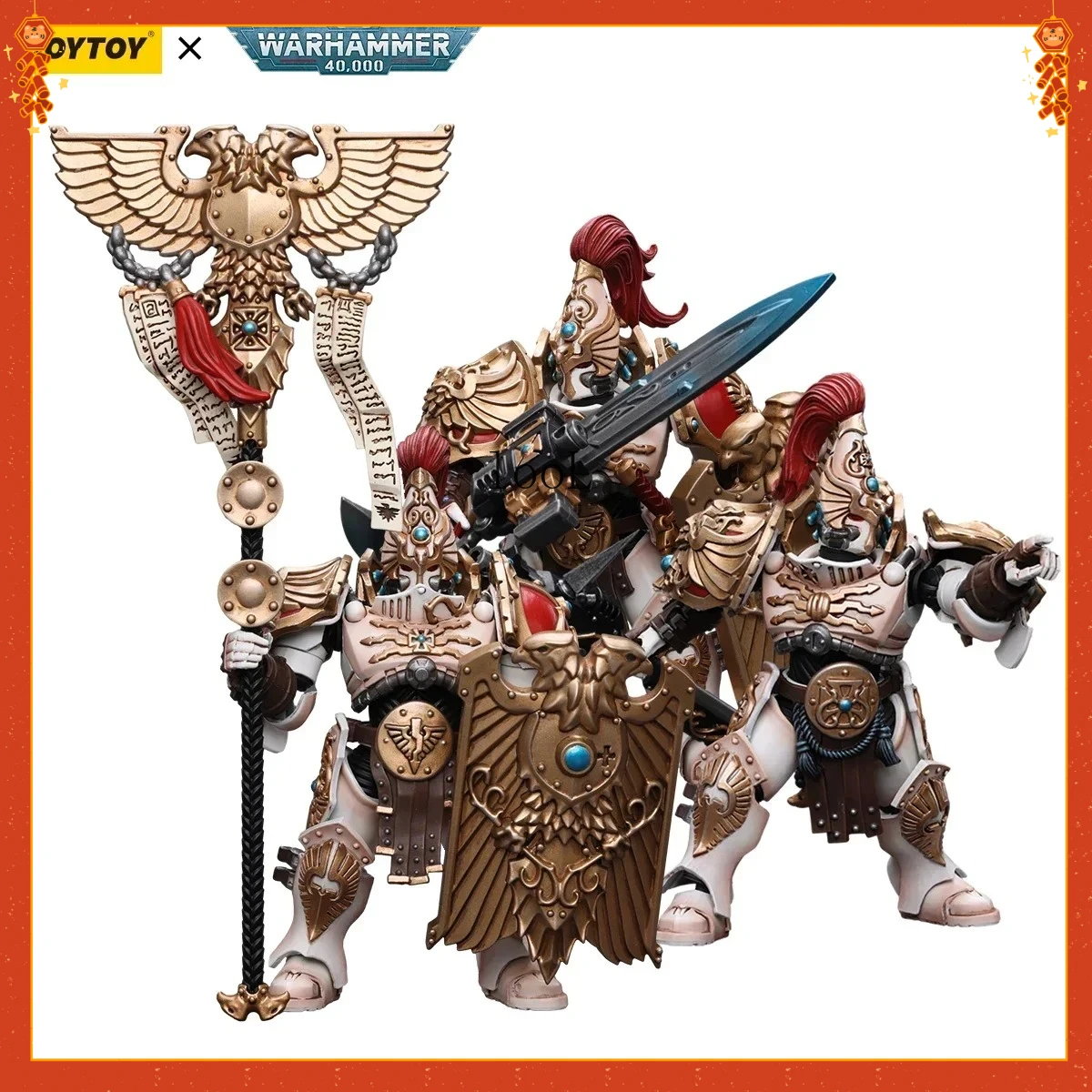JOYTOY 40k 1/18 Action Figures 12.4cm Adeptus Custodes Solar Watch Custodian Guard Anime Figure Model Toy in Stock Collectible
JOYTOY 40k 1/18 Action Figures 12.4cm Adeptus Custodes Solar Watch Custodian Guard Anime Figure Model Toy in Stock Collectible