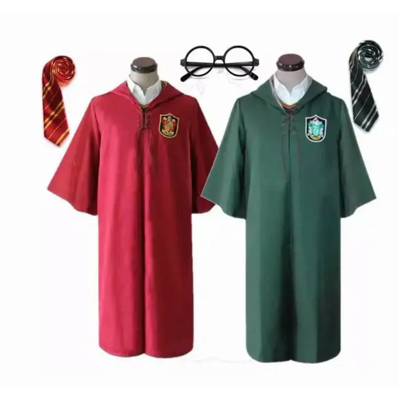 Unisex Quidditch Robe Clothes Men Women Elder Children Red Green Magic Robe Tie Wizard Party Robe Halloween Costume
Unisex Quidditch Robe Clothes Men Women Elder Children Red Green Magic Robe Tie Wizard Party Robe Halloween Costume
