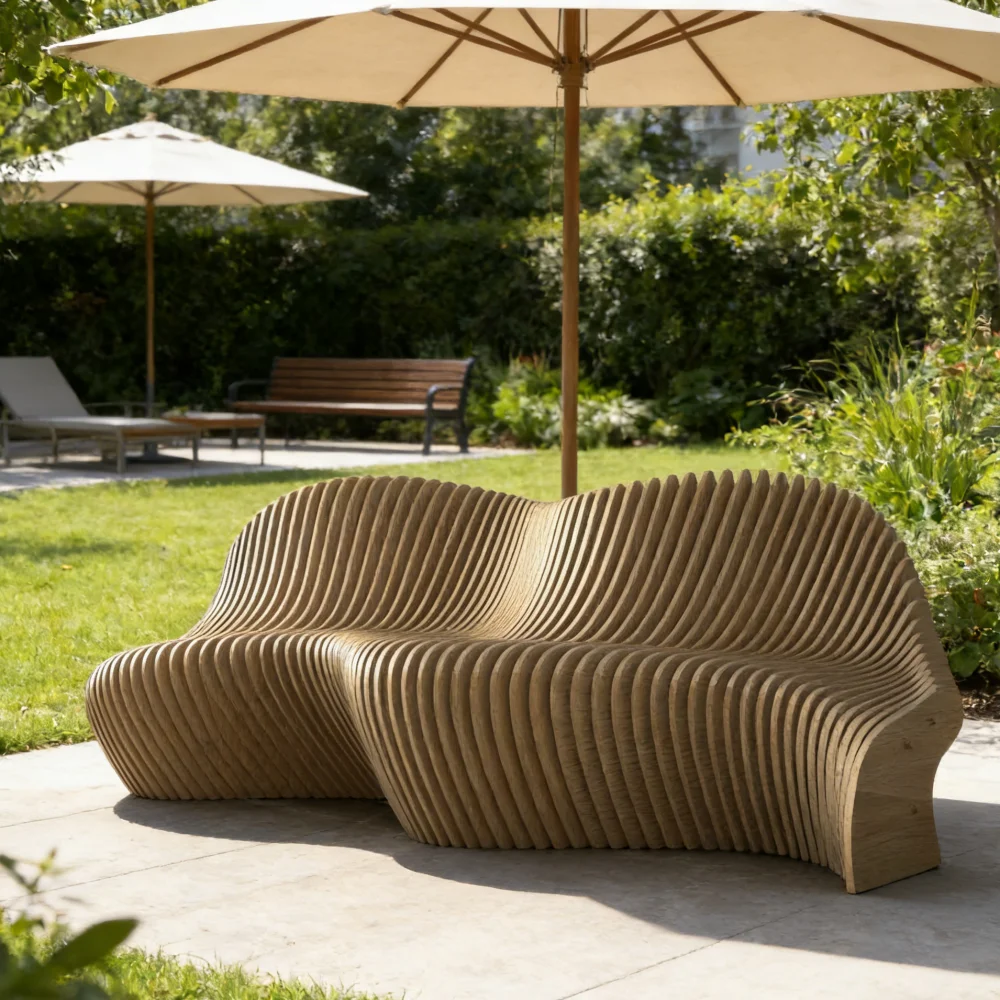 !@Parametric Bespoke Wood Sofa High Quality Durable for Street Garden Bar Lounge Office Entry Lobby
!@Parametric Bespoke Wood Sofa High Quality Durable for Street Garden Bar Lounge Office Entry Lobby
