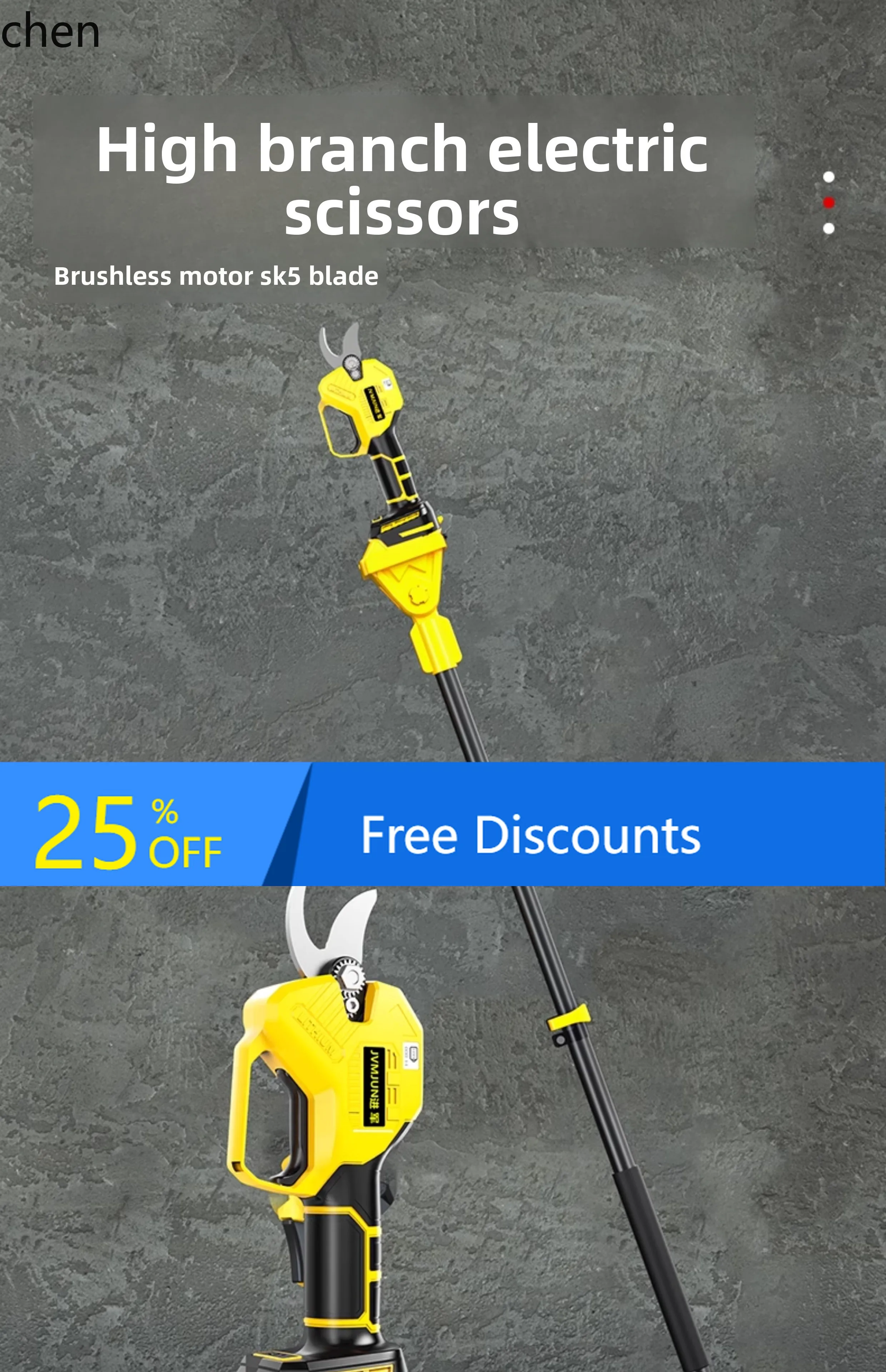 brushless lithium battery scissors electric high branch scissors rechargeable garden branches high-altitude pruning
brushless lithium battery scissors electric high branch scissors rechargeable garden branches high-altitude pruning