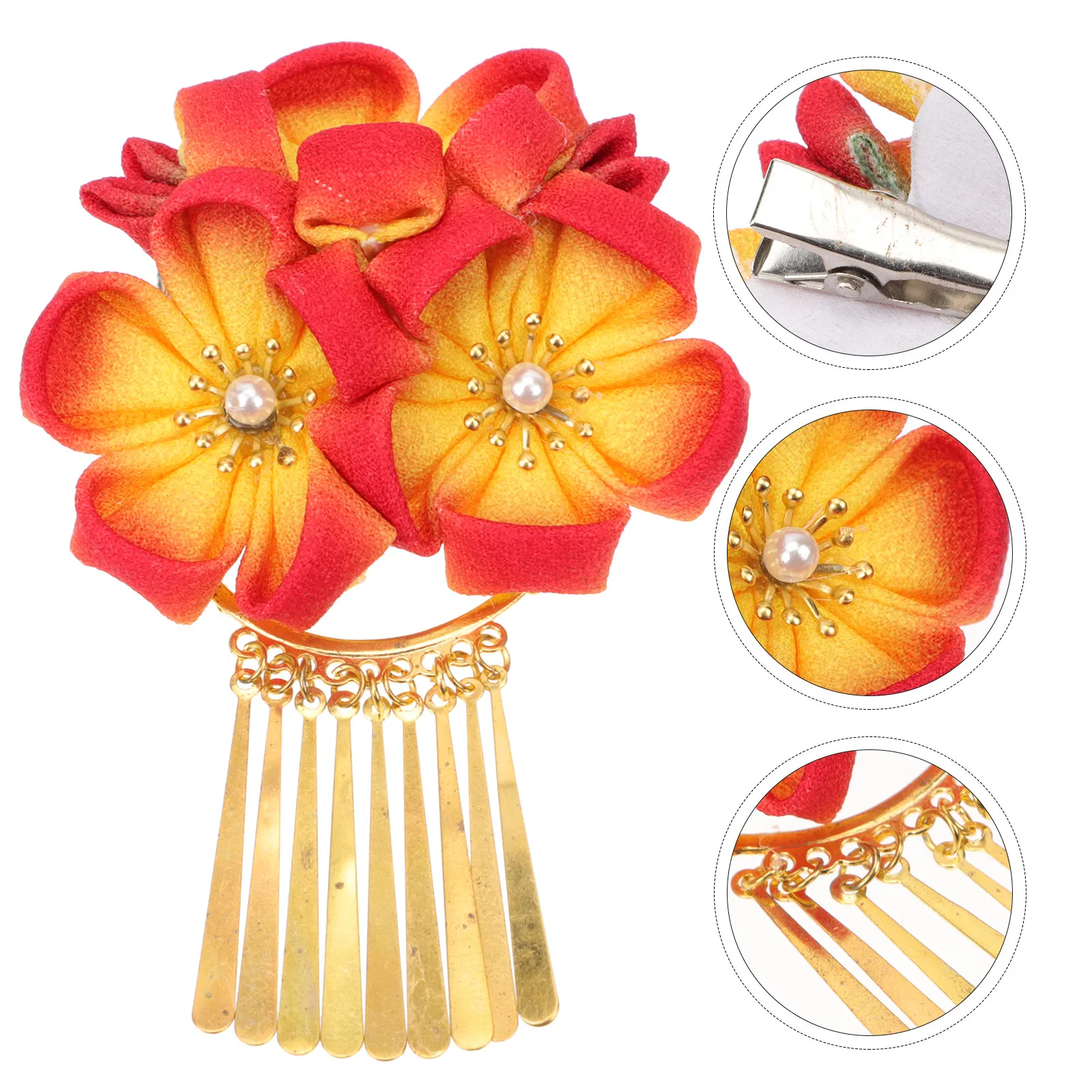 Exquisite Flower Hair Pin Japanese Style Headdress for Women Photography Cosplay Prom Garden Party Elegant Floral Headwear Gift
Exquisite Flower Hair Pin Japanese Style Headdress for Women Photography Cosplay Prom Garden Party Elegant Floral Headwear Gift