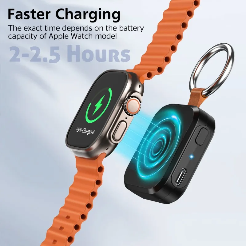 Portable Magnetic Watch Charger Type-C Fast Charger for Apple Watch Models Available Smart Wireless Fast Charging Design
Portable Magnetic Watch Charger Type-C Fast Charger for Apple Watch Models Available Smart Wireless Fast Charging Design