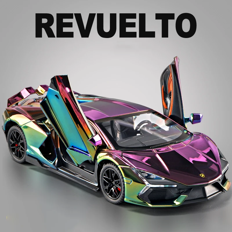 1:24 Lamborghini Revuelto Electroplate Alloy Car Diecasts & Toy Vehicles Metal Toy Car Model Sound and light Collection Kids Toy
1:24 Lamborghini Revuelto Electroplate Alloy Car Diecasts & Toy Vehicles Metal Toy Car Model Sound and light Collection Kids Toy