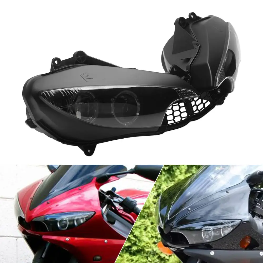 Front Headlight Assembly Housing For Yamaha YZF R6 R6S 2003-2009 High-impact ABS Head Lamp Shell Cover Motorcycle Accessory
Front Headlight Assembly Housing For Yamaha YZF R6 R6S 2003-2009 High-impact ABS Head Lamp Shell Cover Motorcycle Accessory