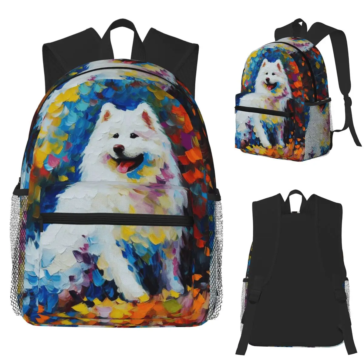 Студенческий рюкзак Samoyed Dog Curiosity, школьная сумка, походный дорожный рюкзак для мужчин и женщин, модная сумка для книг, сумки на плечо
Студенческий рюкзак Samoyed Dog Curiosity, школьная сумка, походный дорожный рюкзак для мужчин и женщин, модная сумка для книг, сумки на плечо