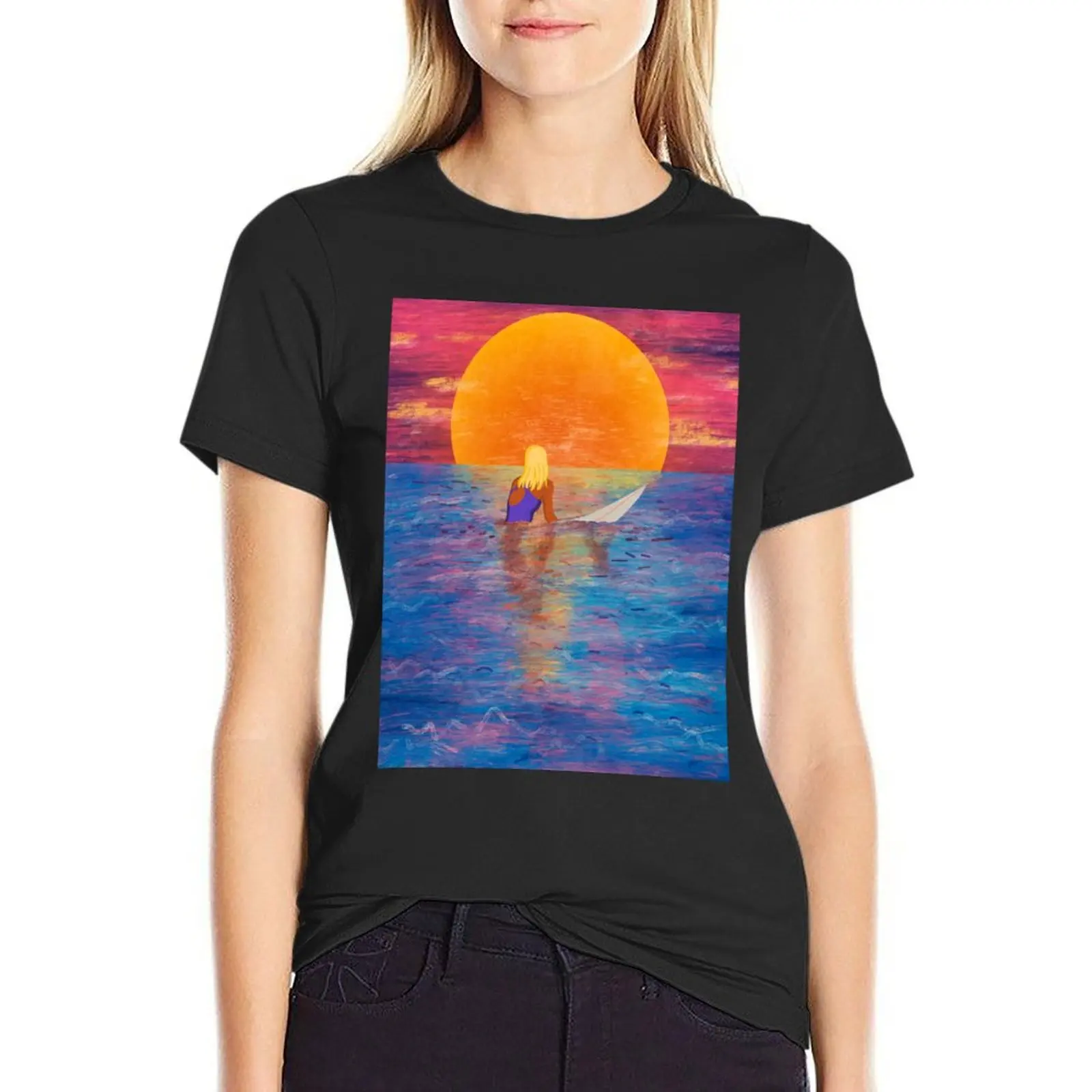 Surfer Girl T-Shirt tops sports fans Blouse lady clothes plain t shirts for Women
Surfer Girl T-Shirt tops sports fans Blouse lady clothes plain t shirts for Women
