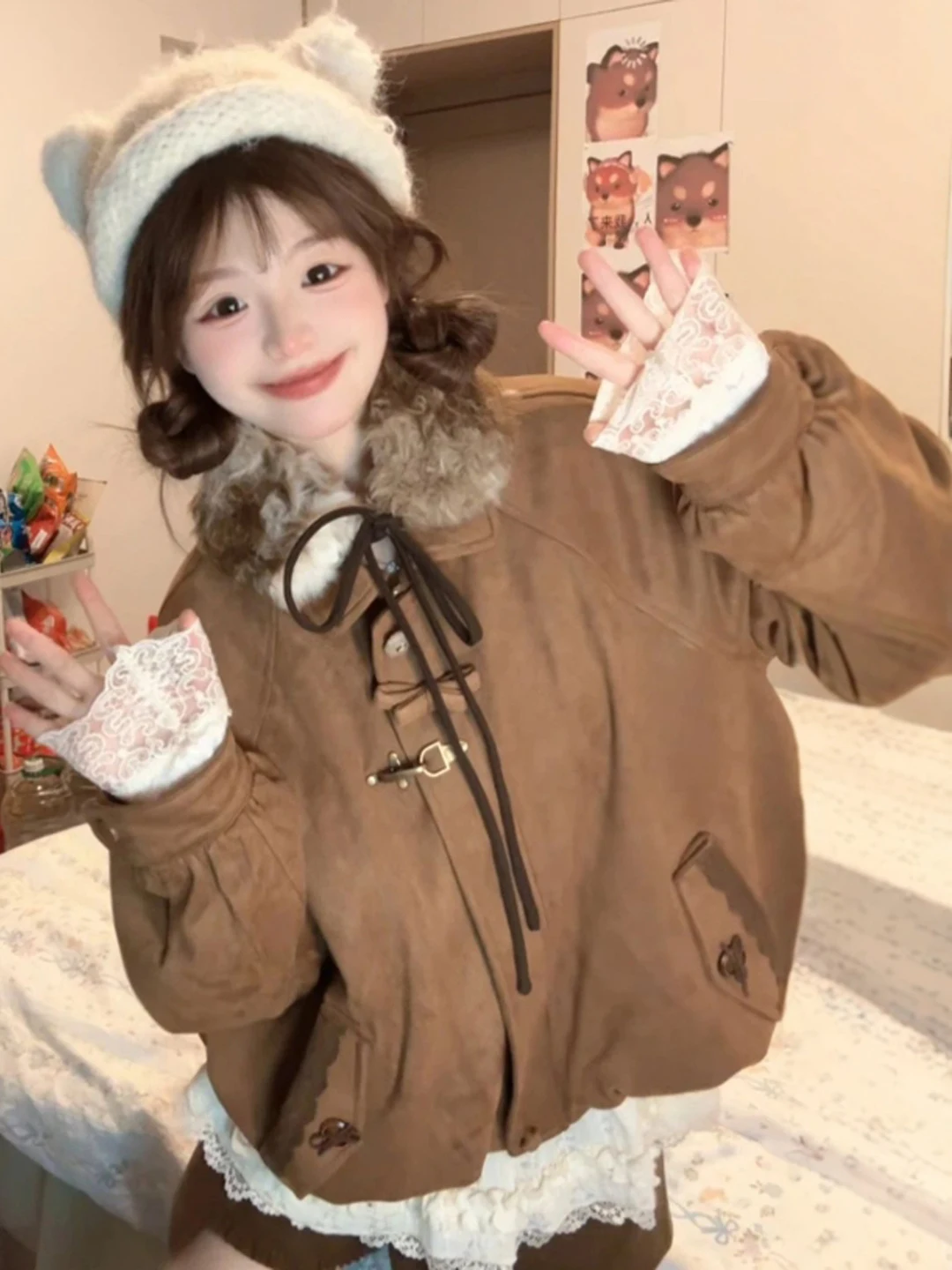 Retro Soft Sle Beautiful Woolen Coat And Dr Two-Piece Set ular Winter Outerwear Korean Loose Fit Long Sve Zipper
Retro Soft Sle Beautiful Woolen Coat And Dr Two-Piece Set ular Winter Outerwear Korean Loose Fit Long Sve Zipper