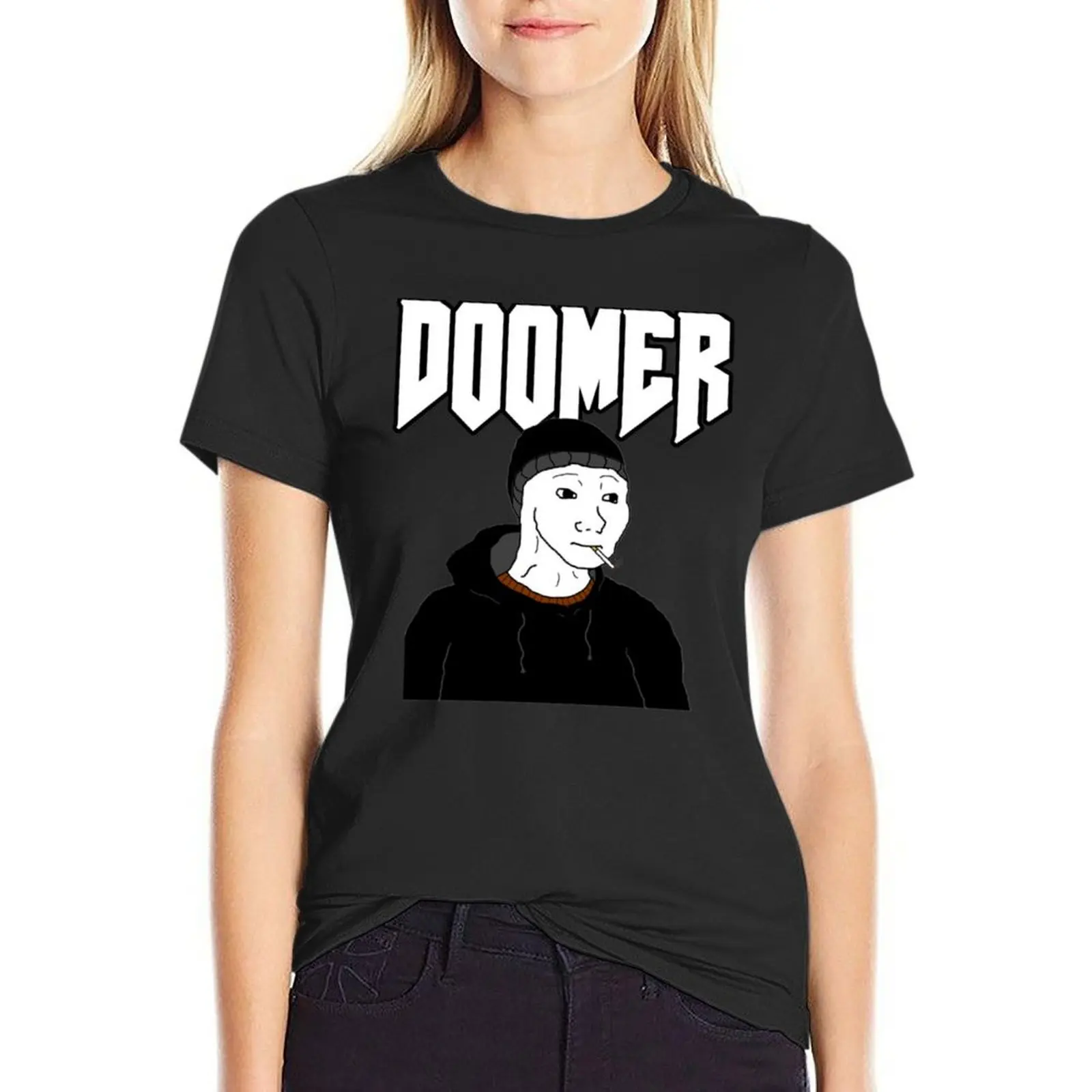 Doomer - High Quality T-Shirt heavyweights quick drying summer clothes plain Woman clothing
Doomer - High Quality T-Shirt heavyweights quick drying summer clothes plain Woman clothing