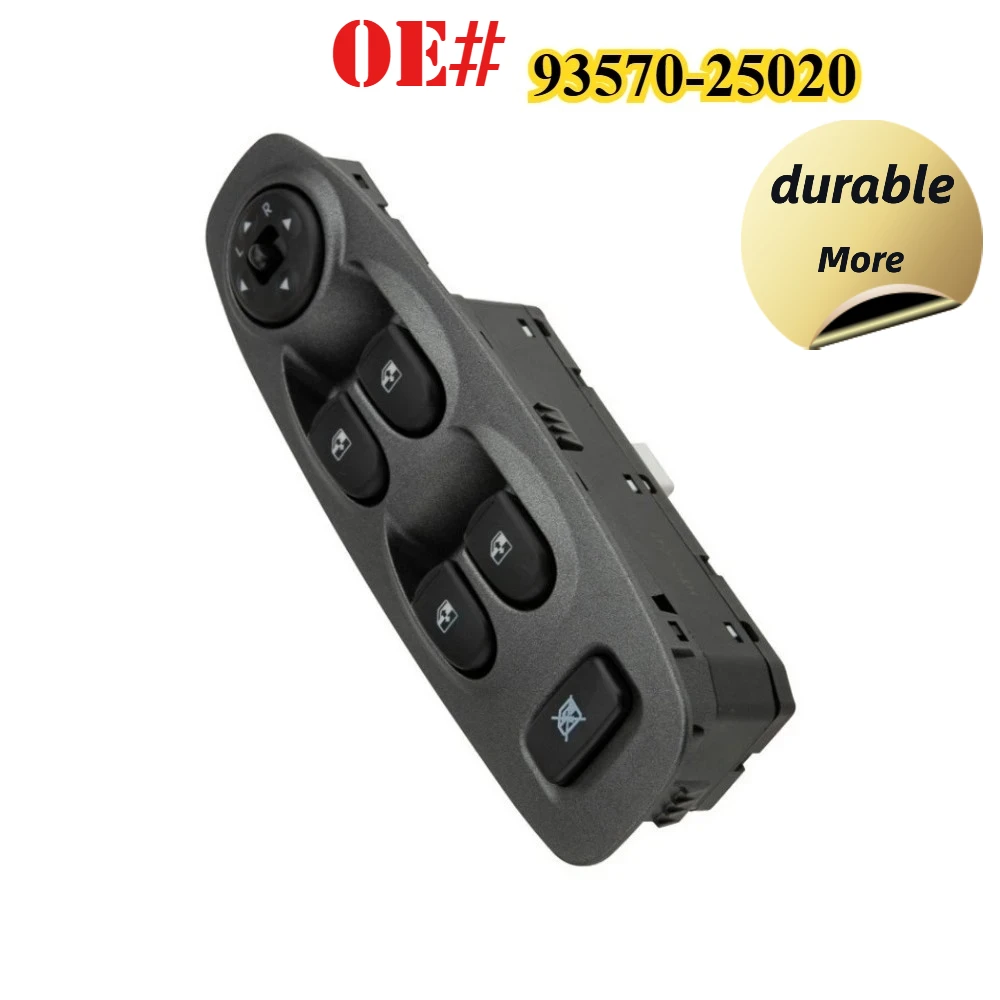 93570-25020 9357025020 Front Left Driver Side Master Power Window Control Switch For Hyundai Accent MK2 1999-2006
93570-25020 9357025020 Front Left Driver Side Master Power Window Control Switch For Hyundai Accent MK2 1999-2006